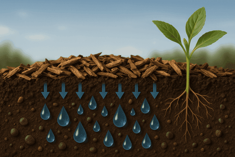 What mulch changes beneath the surface