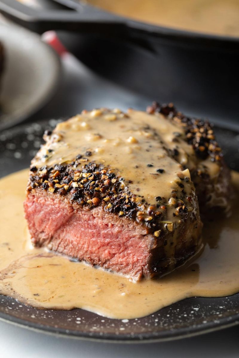 Steak au Poivre