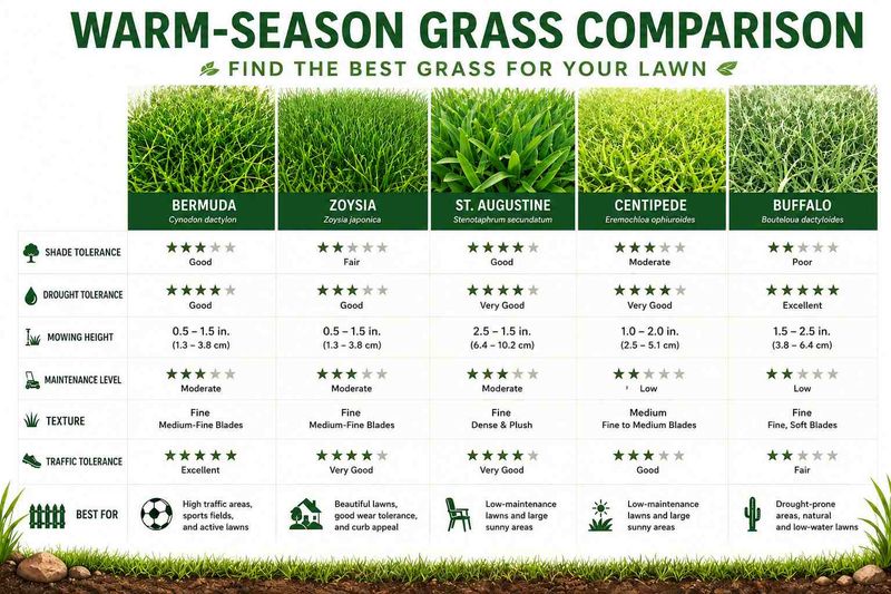 Grass species determines the protective mowing range