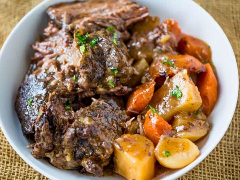 Pot Roast With Potatoes And Carrots