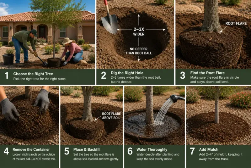 Planting and watering determine how well it establishes