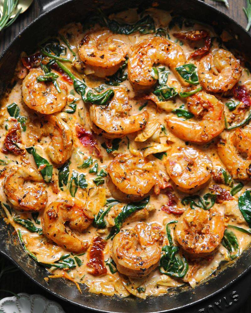 Creamy Tuscan Shrimp