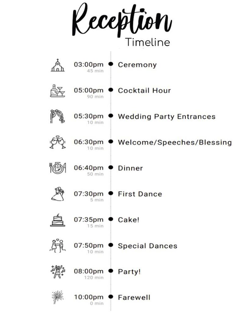 Check the daily schedule before you get hungry