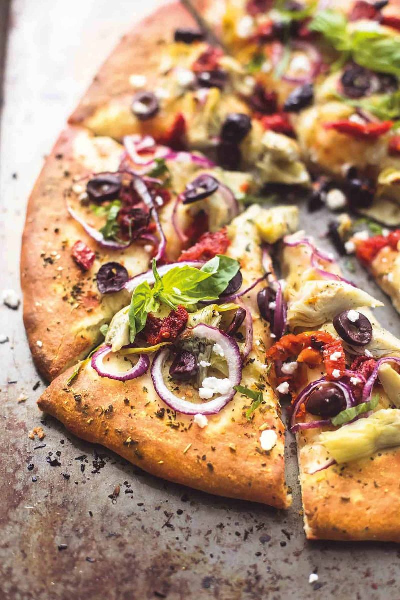 Mediterranean Veggie Pizza