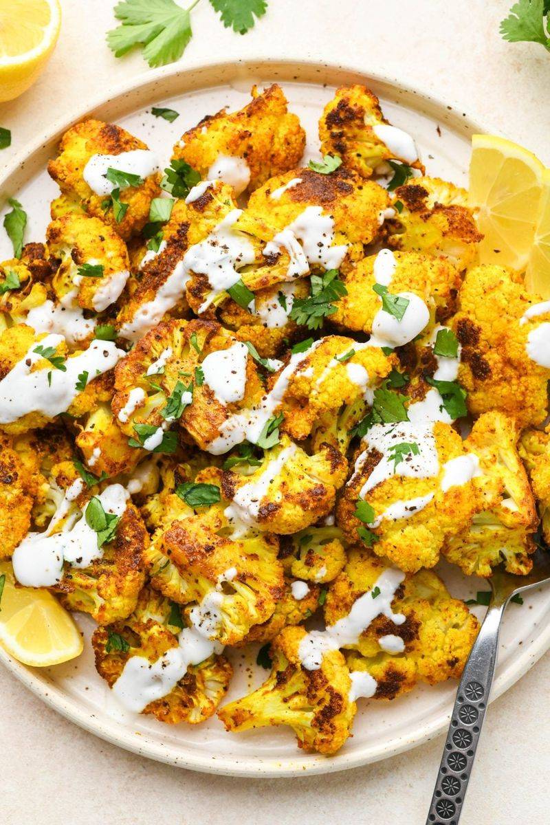 Roasted Turmeric Cauliflower
