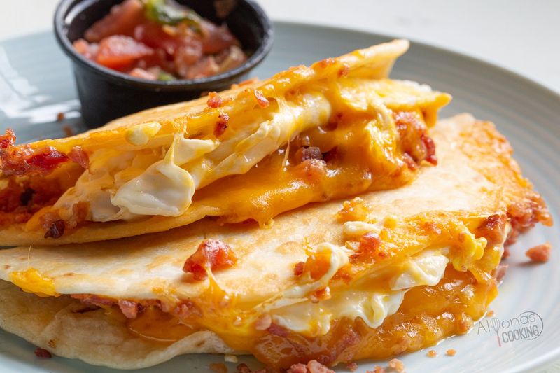 Egg And Cheese Breakfast Quesadilla