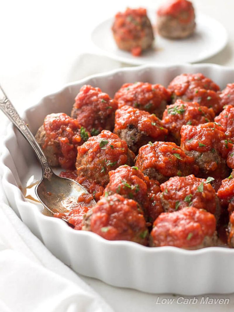 Soft Meatballs in Marinara