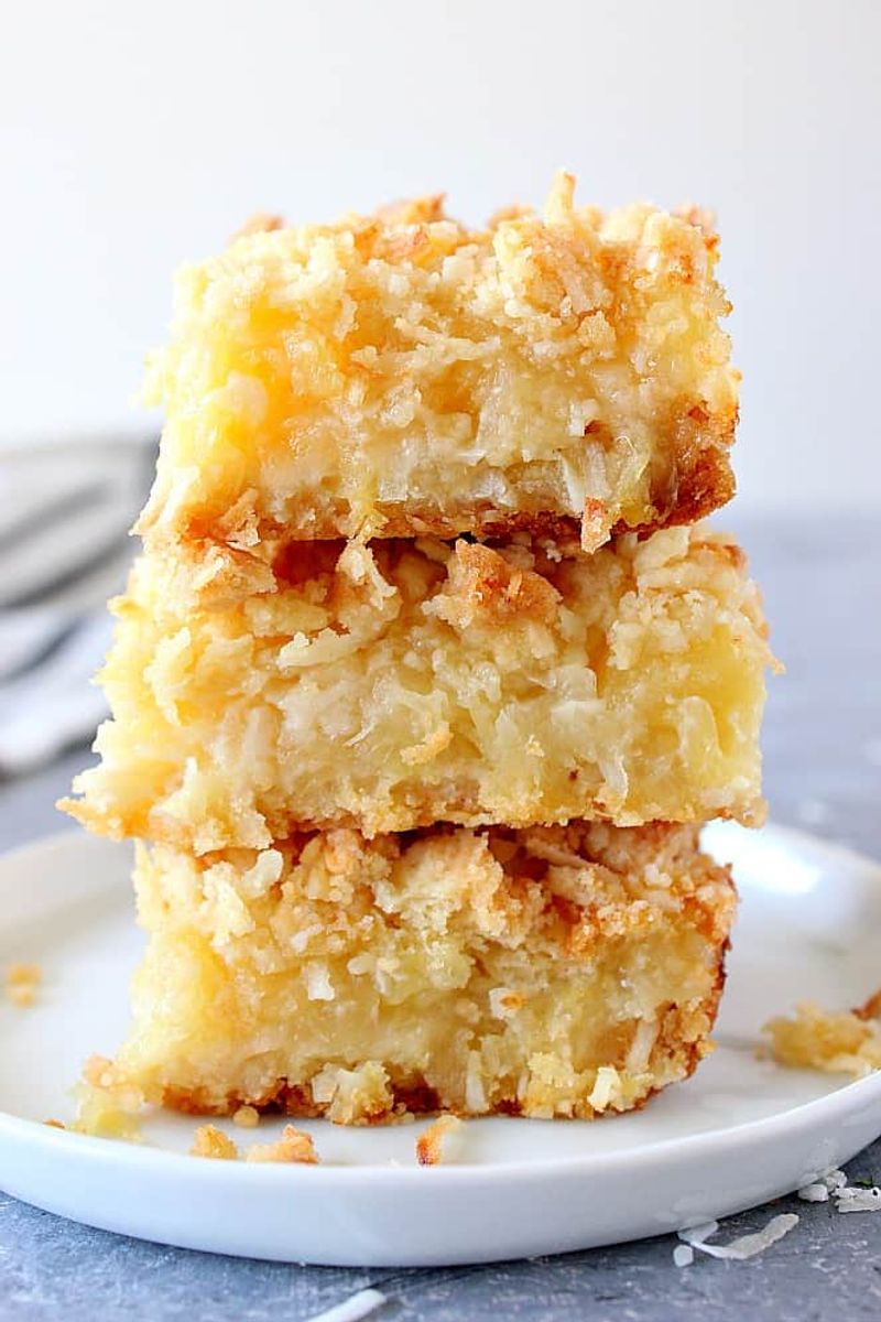 Pineapple Coconut Bars