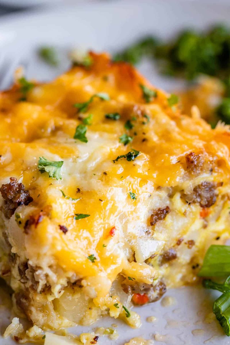 Classic Sausage, Egg, And Cheese Casserole