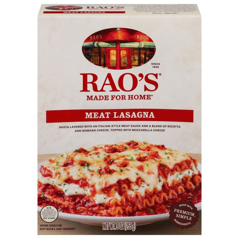 Rao's Meat Lasagna