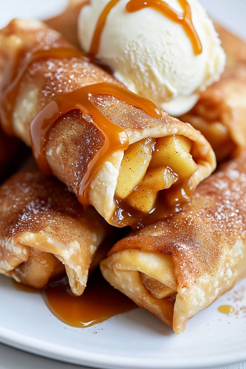 Apple Pie Egg Rolls