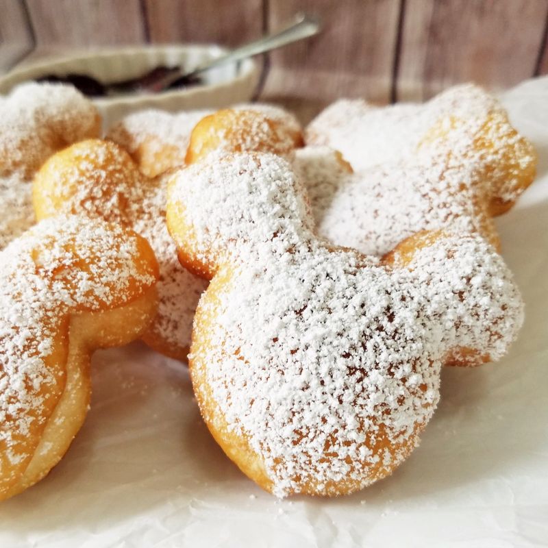 Mickey-Shaped Beignets