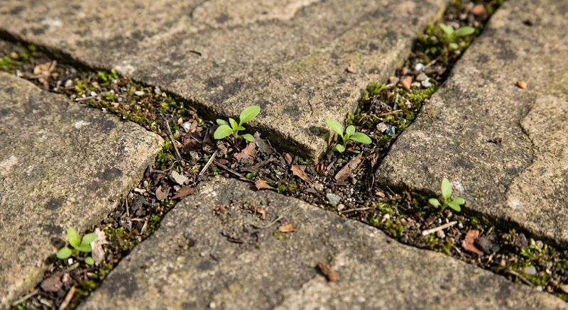 Debris can give weeds a foothold