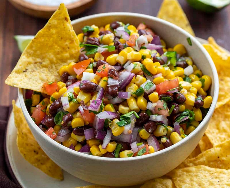 Corn And Black Bean Salsa