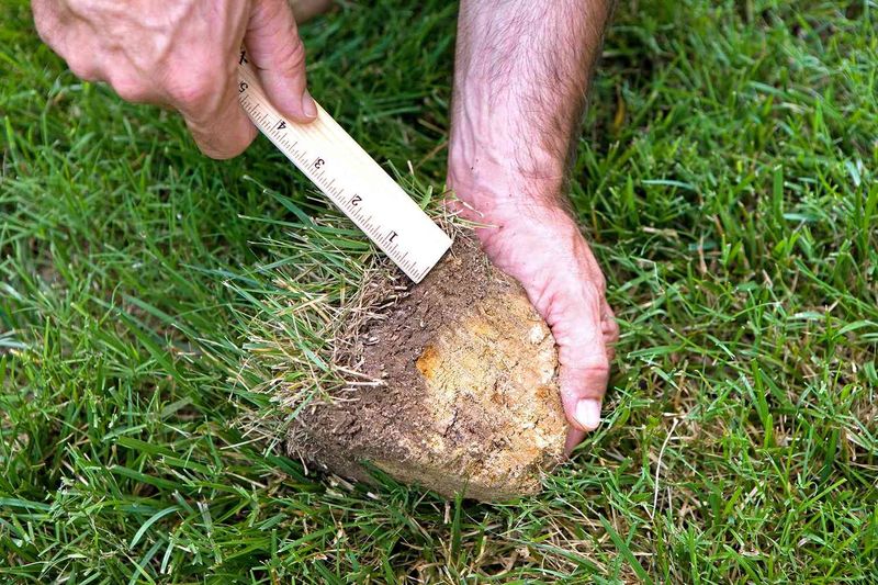 Measure the thatch before choosing a remedy