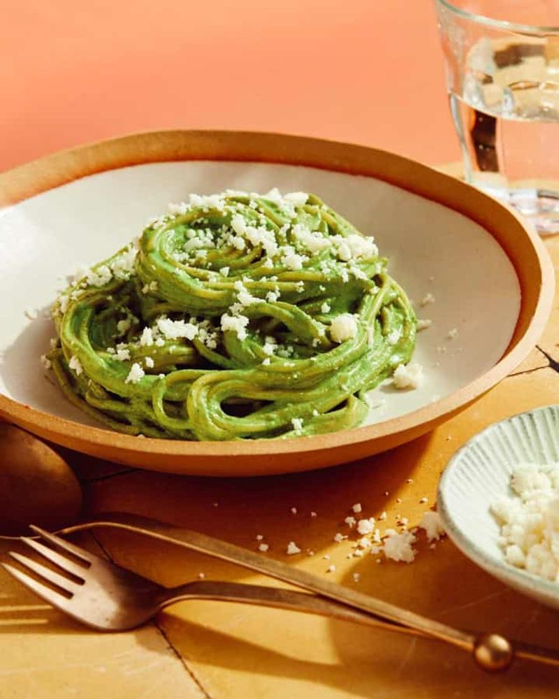 Tallarines Verdes (Peruvian Green Pesto Pasta)