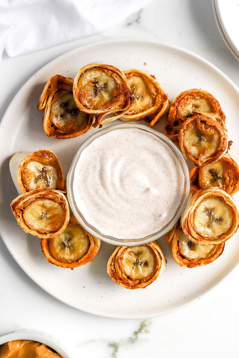 Greek Yogurt Banana Roll-Up