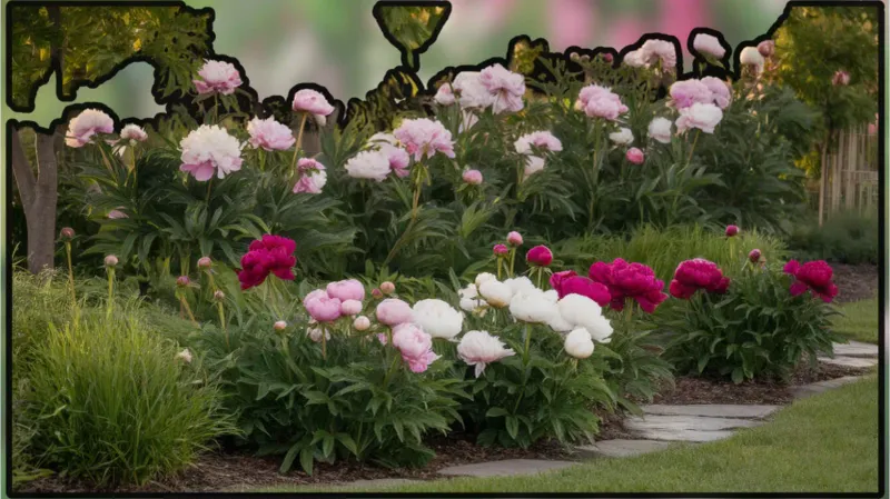 Place chives near the crown without crowding it