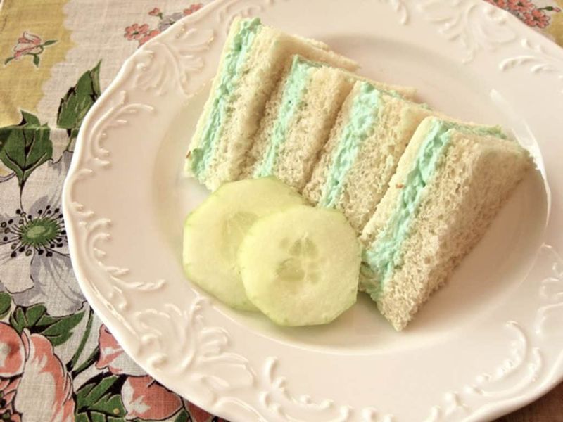 Benedictine Spread Tea Sandwiches