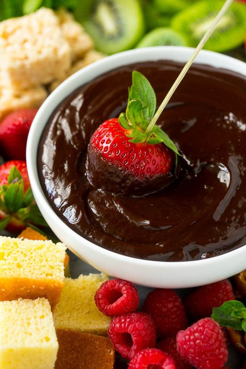 Dark Chocolate Fondue