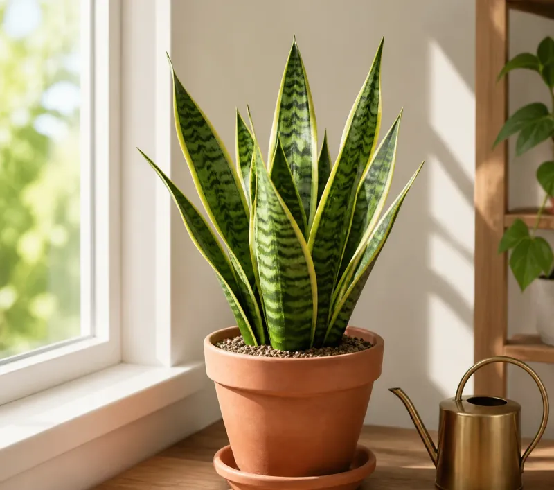 The safest response is ordinary snake-plant care
