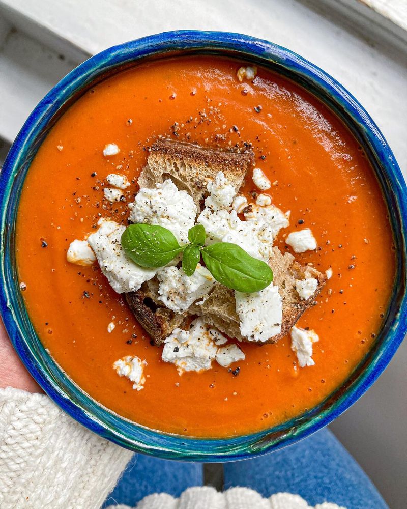 Add Texture to Pureed Soups