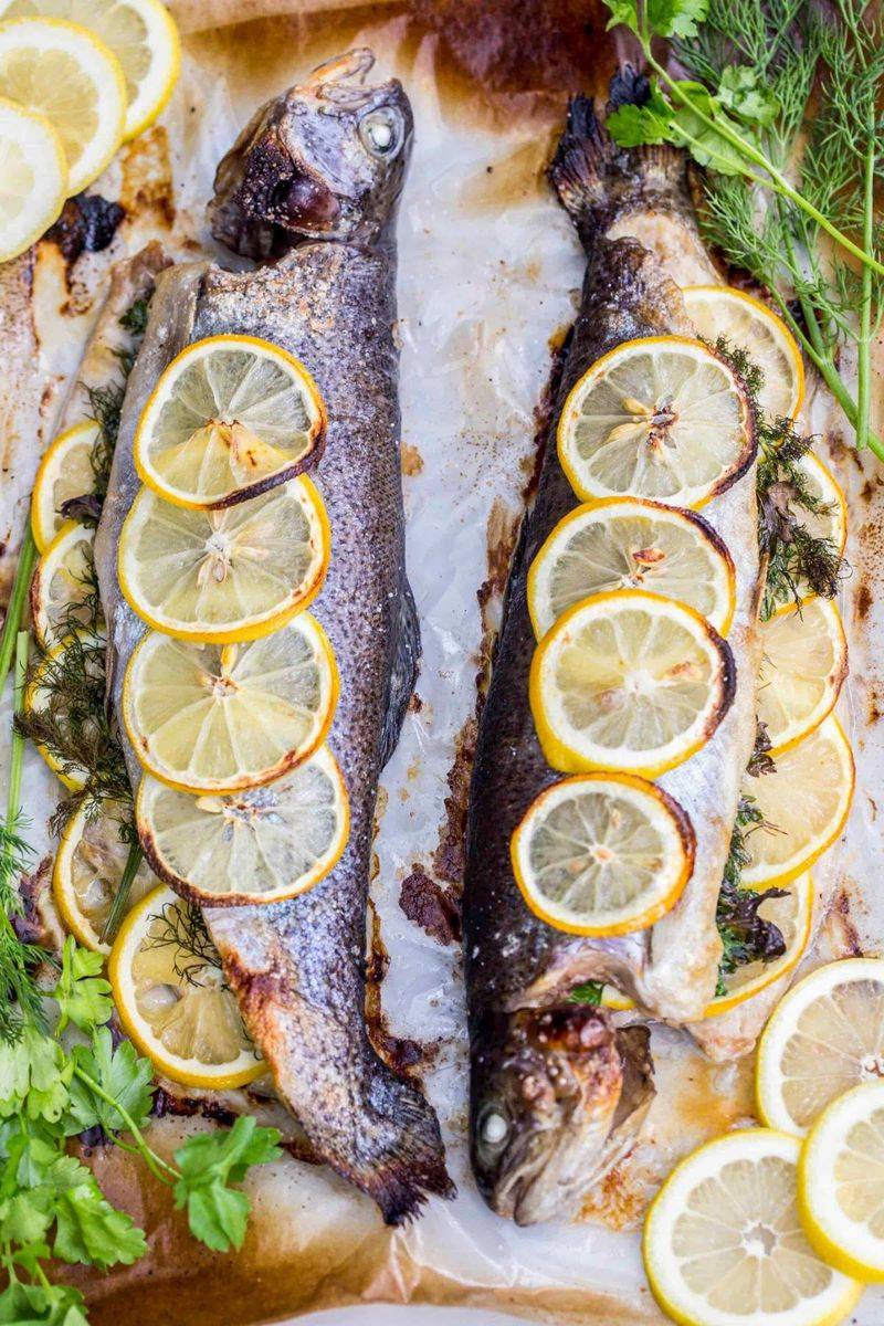 Baked Trout With Herbs