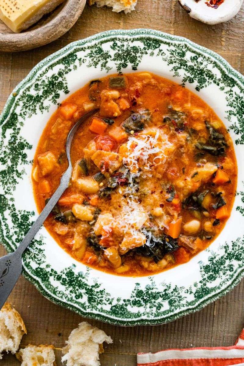 Ribollita (Tuscan Bread and Bean Soup)