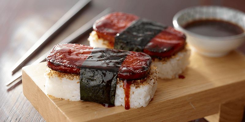 Crispy Spam Musubi