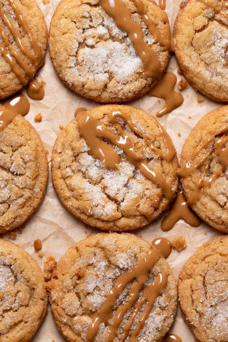 Peanut butter miso cookies