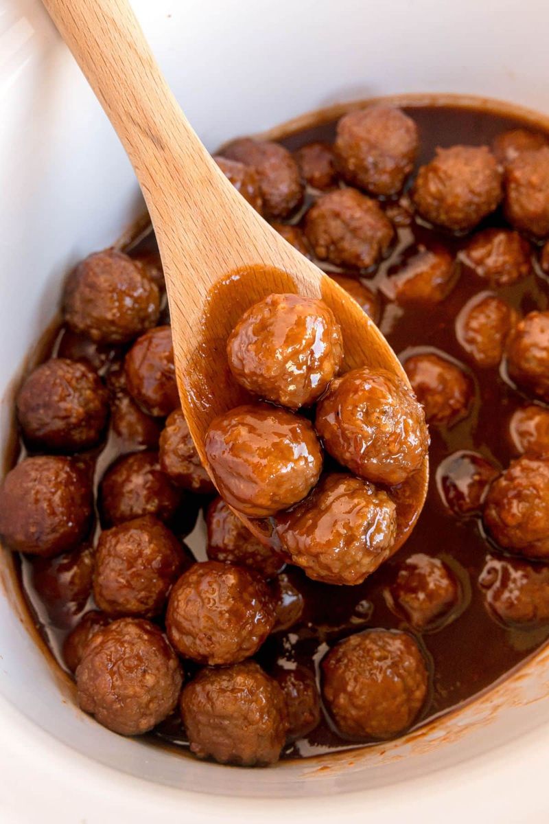 Grape Jelly Meatballs