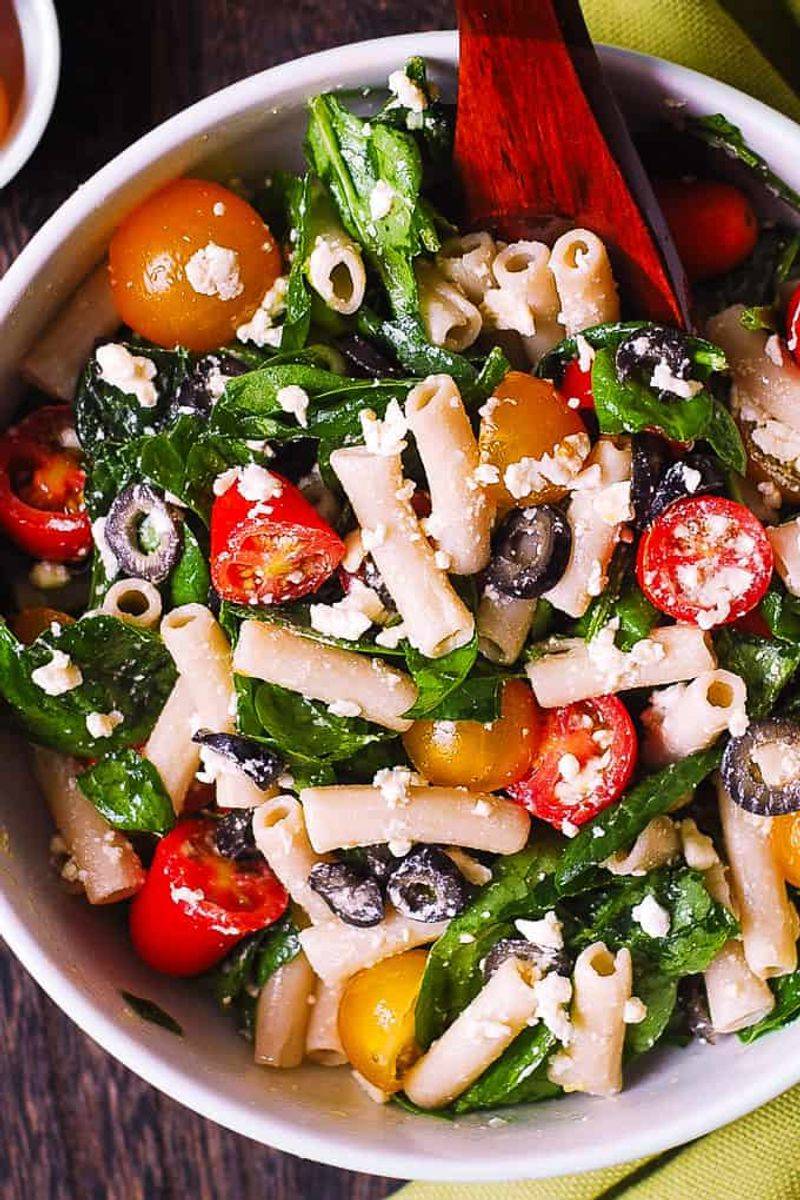 Spinach And Feta Pasta Salad