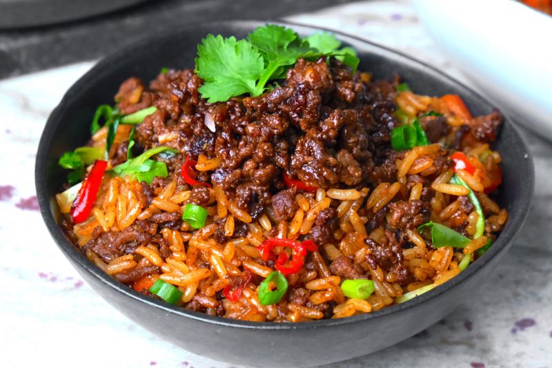 Crispy Asian Chilli Beef Mince