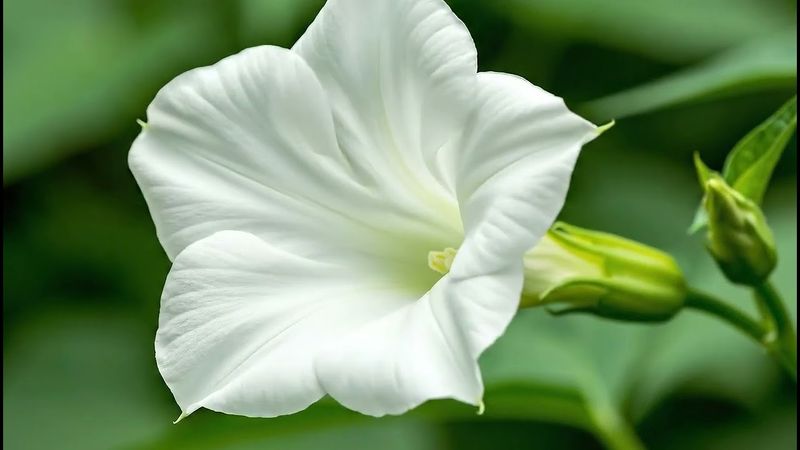 How quickly can a moonflower open?