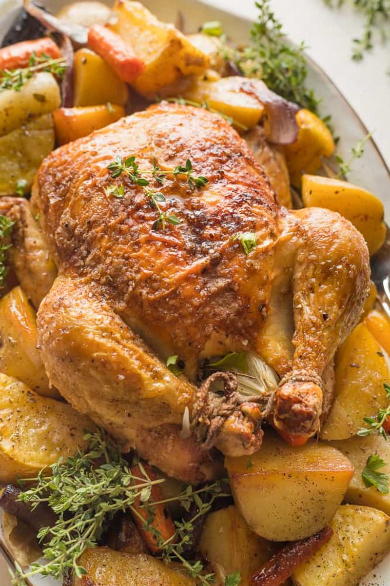 Roast Chicken With Vegetables