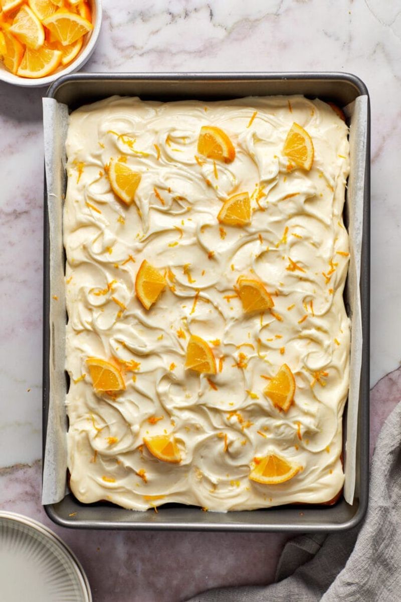Lemon Sheet Cake With Lemon Frosting