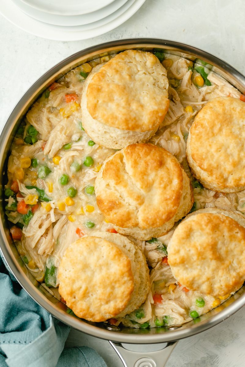 Chicken Pot Pie Skillet
