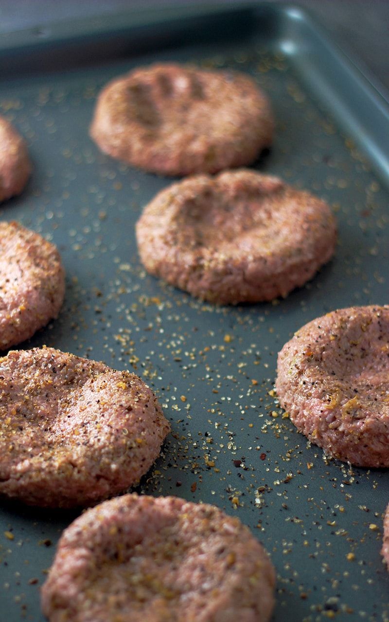 Sheet Pan Turkey Patties
