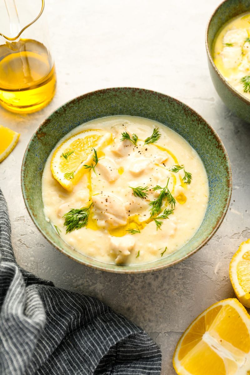Chicken and Rice Soup (Lemon Avgolemono Twist)