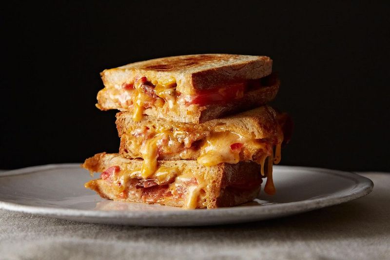 South Carolina – Pimento Cheese and Bacon Grilled Cheese