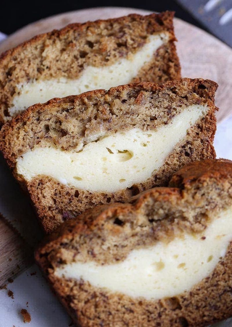 Cheesecake Banana Bread