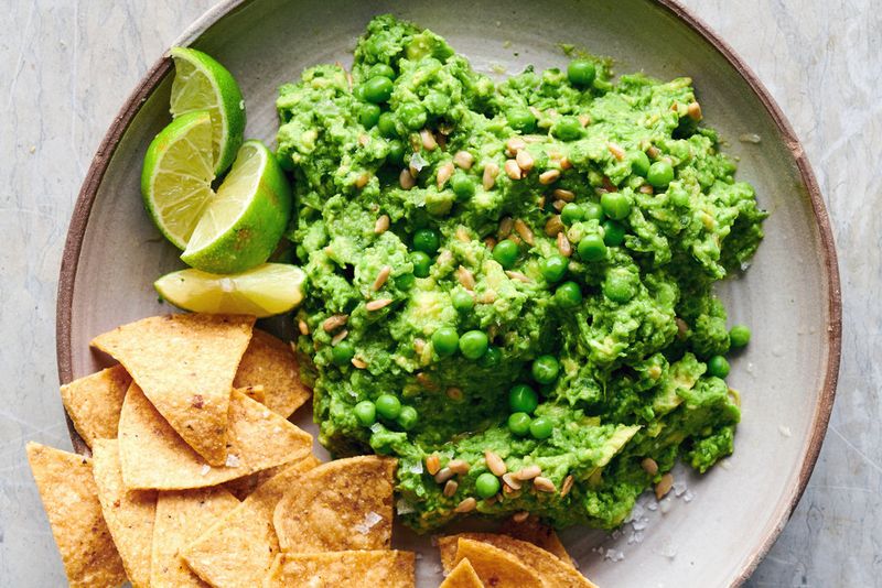 Smashed Pea And Avocado Dip