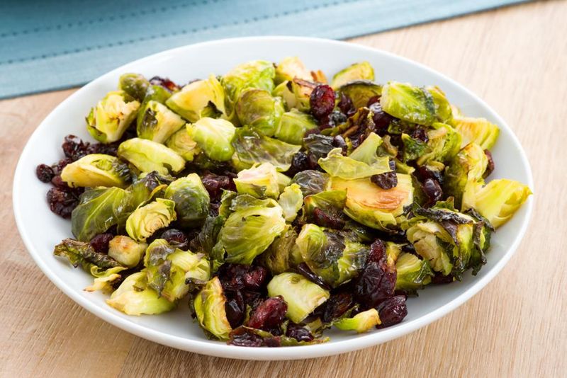 Brussels Sprouts With Cranberries