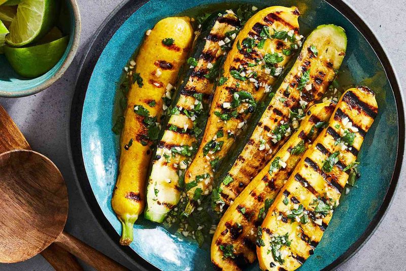 Smoky Zucchini and Yellow Squash Salad