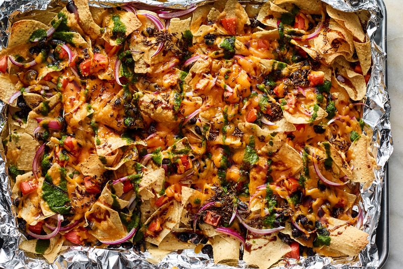 Indian-Inspired Nachos