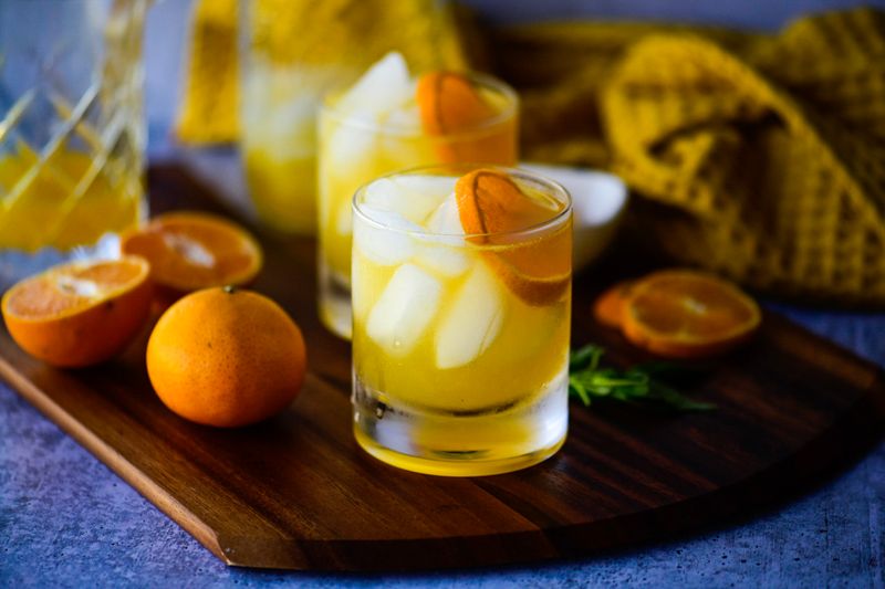 Mandarin Orange Crush Cocktail