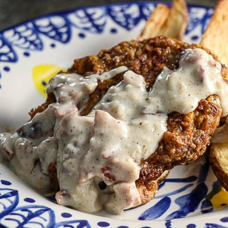 Oklahoma: Bacon Chicken Fried Steak