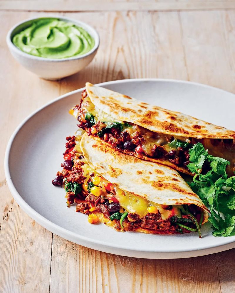 Quesadilla Night With Beans