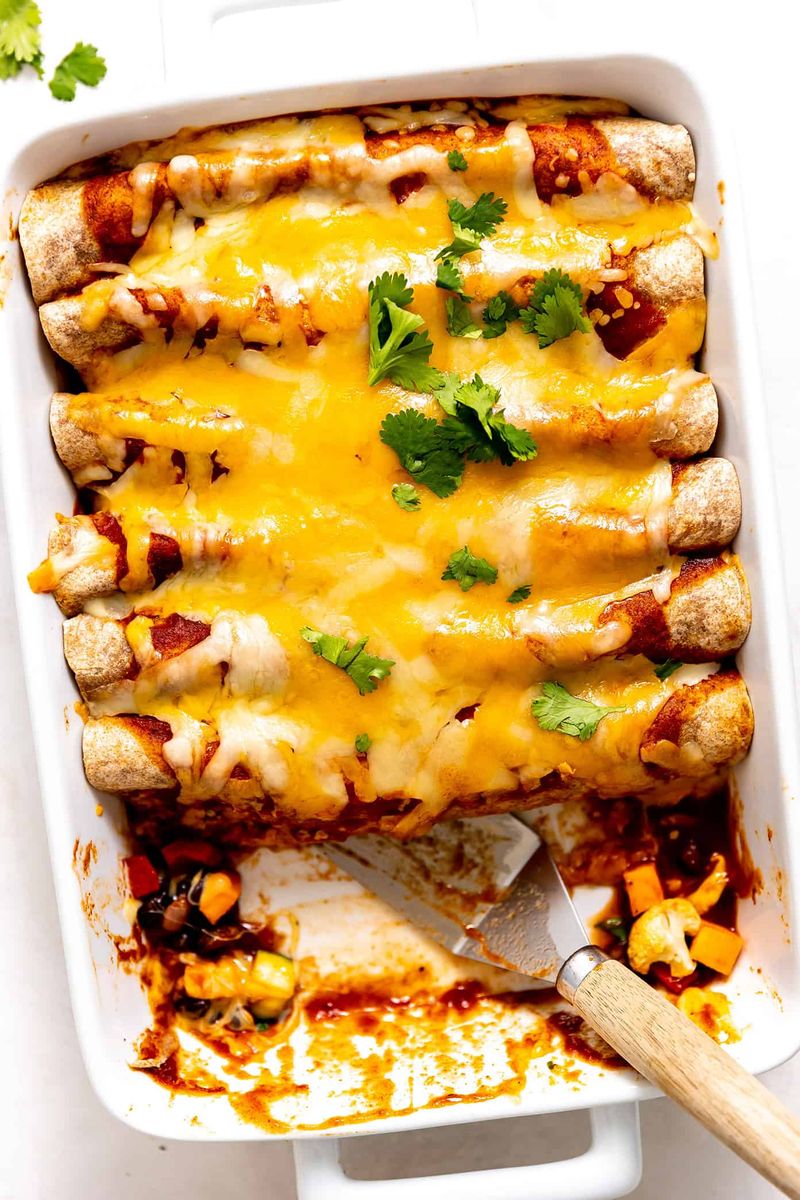 Vegetable Enchiladas