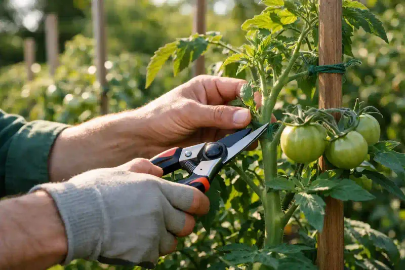Open up the plant canopy for better light and air
